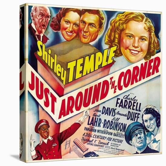 Shirley Temple in "Just Around the Coner"-null-Premier Image Canvas