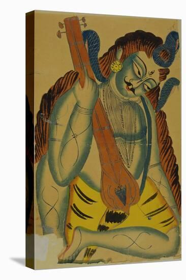 Shiva as a Musician, India, 19th Century-null-Premier Image Canvas