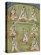 Shiva in Eight Yogic Postures, India-null-Premier Image Canvas