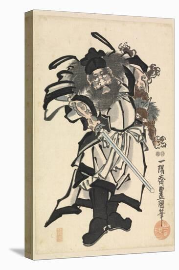 Shoki the Demon Queller, C.1849-53-Utagawa Kunisada-Premier Image Canvas