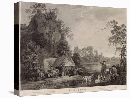 Shooting, Plate 1, Engraved by William Woollett (1735-85) 1769 (Fifth State Engraving and Etching)-George Stubbs-Premier Image Canvas