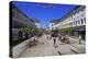 Shopping street Franzstravue, Saarlouis, Saarland, Germany, Europe-Hans-Peter Merten-Premier Image Canvas