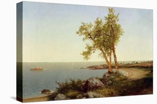 Shore Line in Summer-John Frederick Kensett-Premier Image Canvas