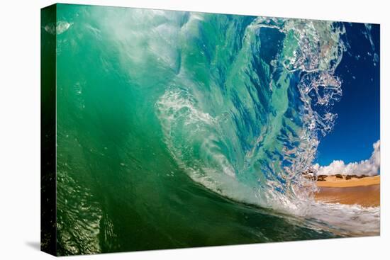 Shorebreak wave, Baja California Sur, Mexico-Mark A Johnson-Premier Image Canvas