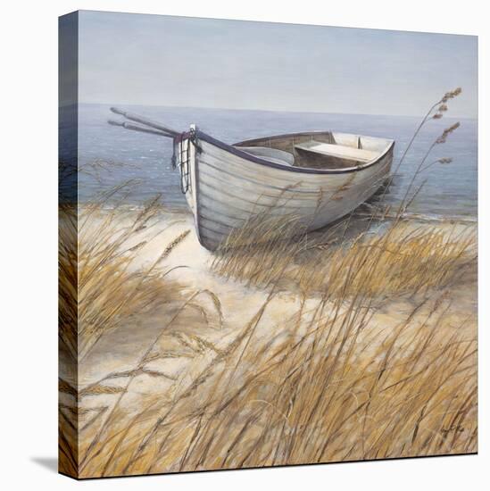 Shoreline Boat-Arnie Fisk-Stretched Canvas