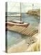 Shoreline Dock II-Jennifer Goldberger-Stretched Canvas