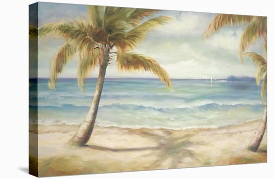 Shoreline Palms II-Marc Lucien-Stretched Canvas