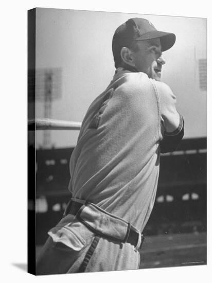 Shortstop Luke Appling Swinging a Bat-Wallace Kirkland-Premier Image Canvas