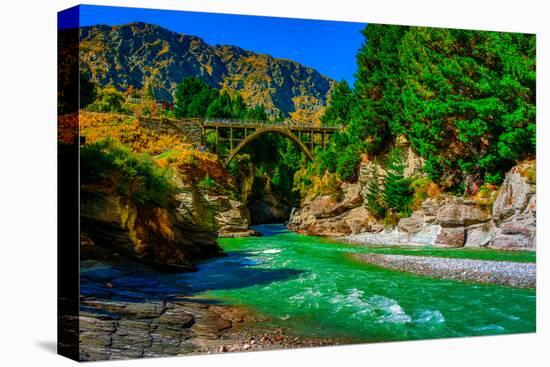 Shotover River, Queenstown, South Island, New Zealand, Pacific-Laura Grier-Premier Image Canvas