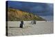 Shower of Rain over the 'Rotes Kliff' (Red Cliff) Close Kampen (Municipality) on the Island of Sylt-Uwe Steffens-Premier Image Canvas