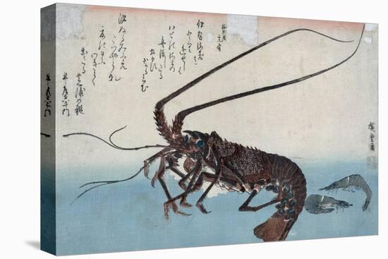 Shrimp and Lobster-Ando Hiroshige-Premier Image Canvas