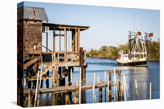 Shrimp Boat, Cocodrie, Terrebonne Parish, Louisiana, USA-Alison Jones-Premier Image Canvas