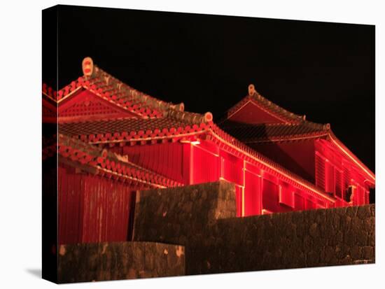 Shuri Castle by Night-null-Premier Image Canvas