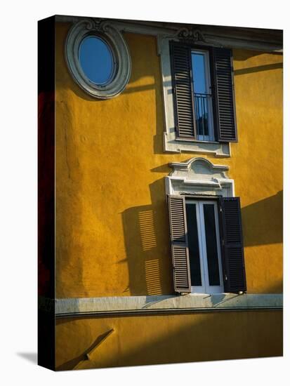 Shuttered Windows on Yellow Building-Bill Ross-Premier Image Canvas