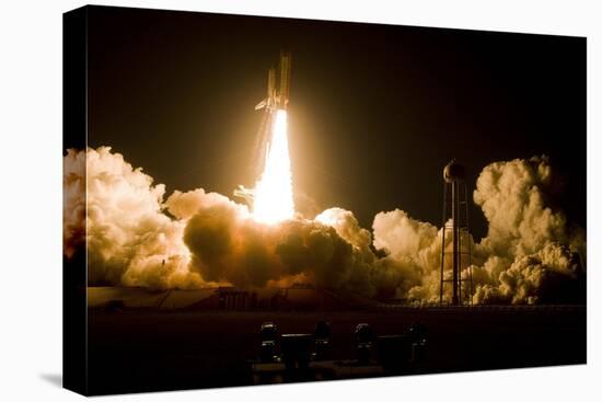 Shuttle Discovery Launch Poster-null-Stretched Canvas