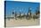 Shuwaikh beach and skyline of Kuwait City, Kuwait, Middle East-Michael Runkel-Premier Image Canvas