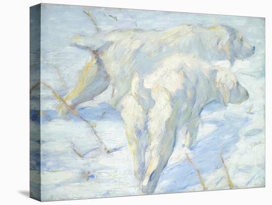 Siberian Dogs in the Snow, 1909-10-Franz Marc-Premier Image Canvas