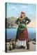 Sicilian Peasant Woman, Italy-null-Stretched Canvas