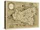 Sicily Old Map, May Be Approximately Dated To The Xvii Sec-marzolino-Stretched Canvas