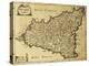 Sicily Old Map, May Be Approximately Dated To The Xviii Sec-marzolino-Stretched Canvas