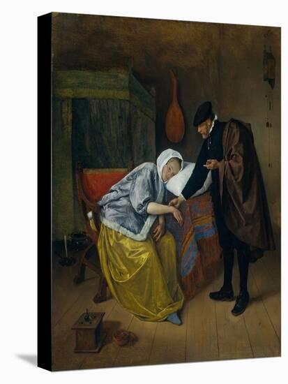 Sick Woman-Jan Havicksz Steen-Premier Image Canvas