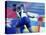 Side Profile of Runners Passing a Baton in a Relay Race-null-Premier Image Canvas