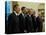 Side View of All Living Presidents and Newly Elected Barack Obama, January 7, 2009-null-Premier Image Canvas