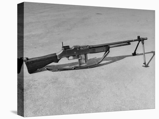 Side View of Browning Automatic Rifle-Myron Davis-Premier Image Canvas