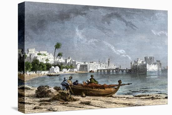 Sidon, a Chief Seaport of Ancient Phoenicia on the Mediterranean-null-Premier Image Canvas