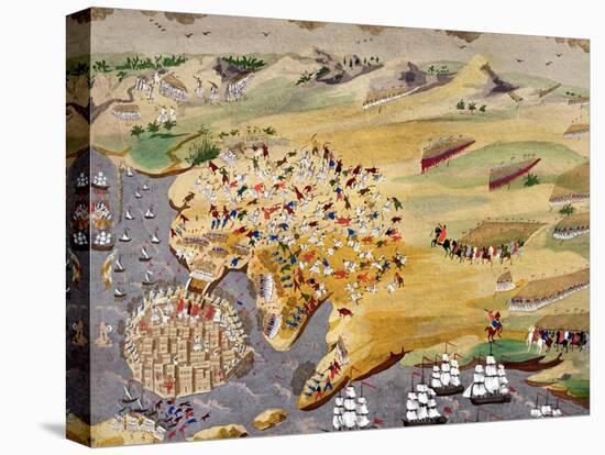 Sieges of Missolonghi and the Death of Lord Byron in 1824 from the Greek War of Independence-null-Premier Image Canvas