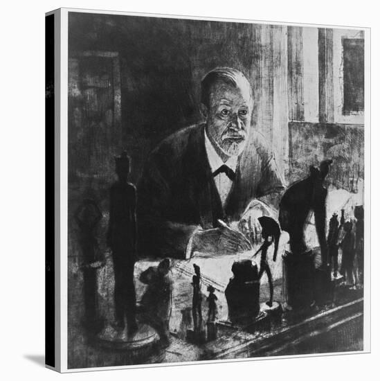 Sigmund Freud, Austrian Psychologist-null-Premier Image Canvas