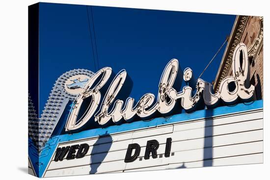 Sign at marquee of the Bluebird Theater, Denver, Colorado, USA-null-Premier Image Canvas