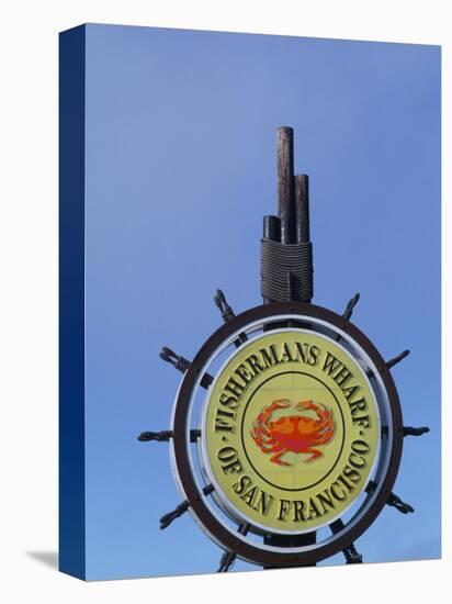 Sign for Fisherman's Wharf, San Francisco, California, USA-Bill Bachmann-Premier Image Canvas