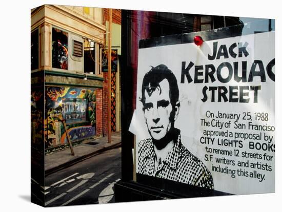 Sign, Jack Kerouac Street, North Beach District, San Francisco, United States of America-Richard Cummins-Premier Image Canvas