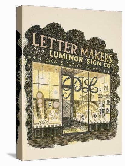 Sign Maker-Eric Ravilious-Premier Image Canvas