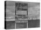 Sign on Road to Oil Boomtown-Carl Mydans-Premier Image Canvas