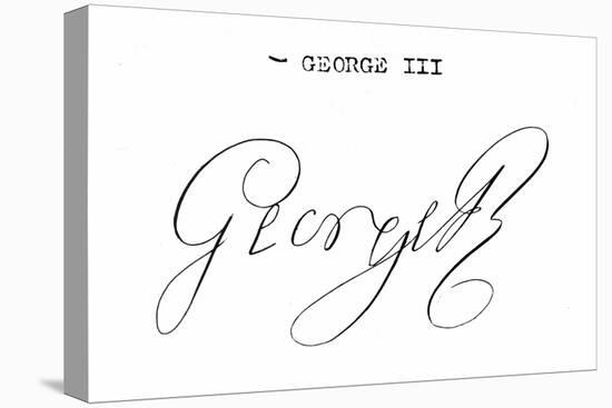 Signature of King George III-null-Premier Image Canvas