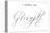 Signature of King George III-null-Premier Image Canvas