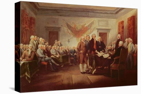 Signing the Declaration of Independence, 4th July 1776, C.1817-John Trumbull-Premier Image Canvas