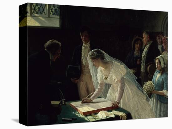 Signing the Register-Edmund Blair Leighton-Premier Image Canvas