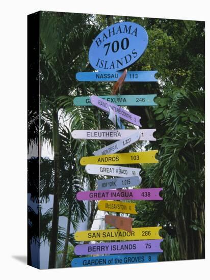 Signpost, Freeport, Grand Bahama, Bahamas, Central America-Ethel Davies-Premier Image Canvas