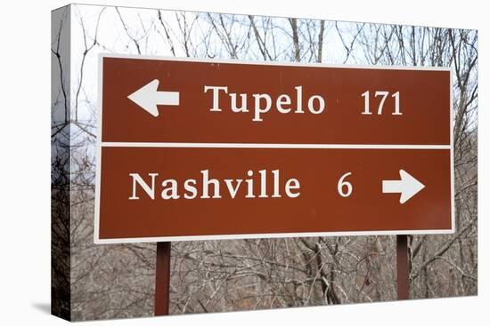 Signs to Tupelo and Nashville-Joseph Sohm-Premier Image Canvas