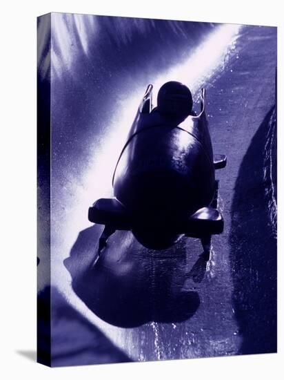 Silhouette of Bobsled in Action, Park City, Utah, USA-Chris Trotman-Premier Image Canvas