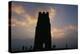 Silhouette of Glastonbury Tor, Somerset, England, U.K.-Julia Bayne-Premier Image Canvas