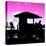 Silhouette of Life Guard Station at Sunset - Miami-Philippe Hugonnard-Premier Image Canvas