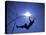 Silhouette of Male Pole Vaulter-Steven Sutton-Premier Image Canvas