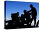 Silhouette of Soldiers Operating a BGM-71 Tow Guided Missile System-Stocktrek Images-Premier Image Canvas