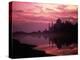 Silhouette of Taj Mahal, Agra, India-Mitch Diamond-Premier Image Canvas