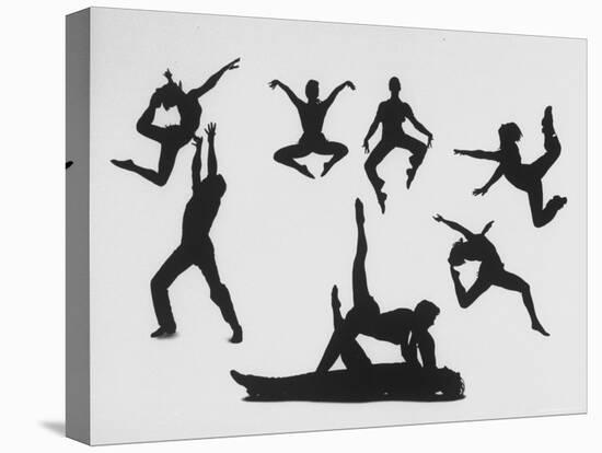 Silhouettes of Dancers Diane Sinclair and Ken Spaulding-Gordon Parks-Premier Image Canvas