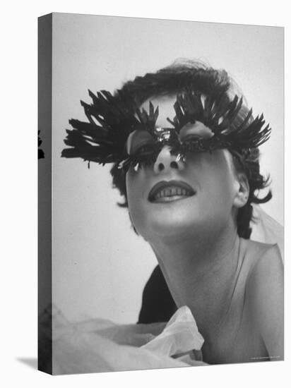Silly Sunglasses Featuring Long Blue Eyelashes and Small Lenses by Designer Schiaparelli-Gordon Parks-Premier Image Canvas